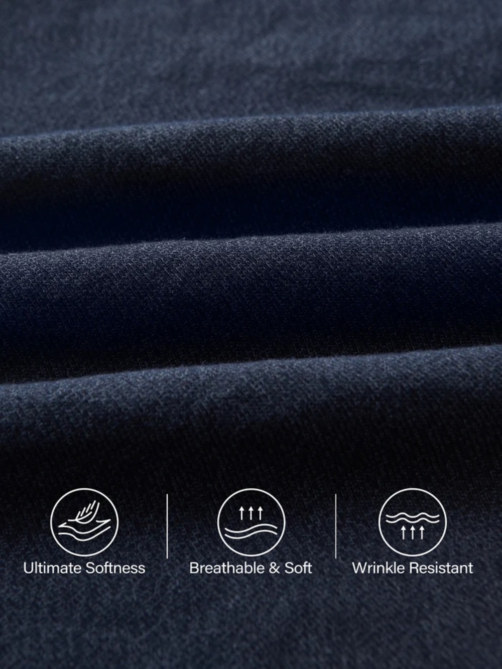 NWT OGL Viscose-Linen Weave
Collared V-neck Pleated Sleeveless Top in Navy - Picture 5 of 10